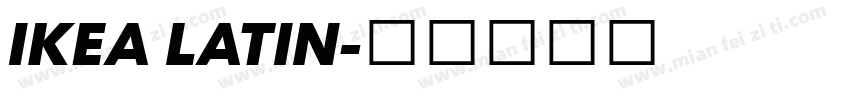 IKEA LATIN字体转换